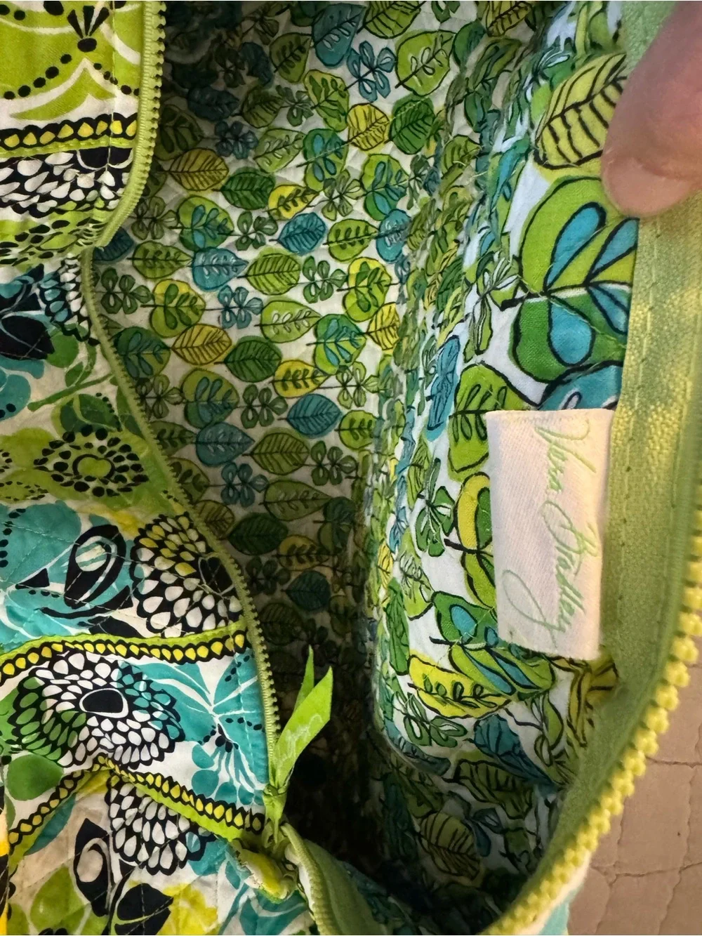 Vera Bradley Lime’s Up Duffle Bag